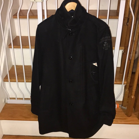 g star garber padded trench coat